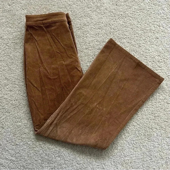 Sadie & Sage Wide Leg Brown Corduroy Pants Women’s Size M Style# AA472093 - Picture 4 of 16